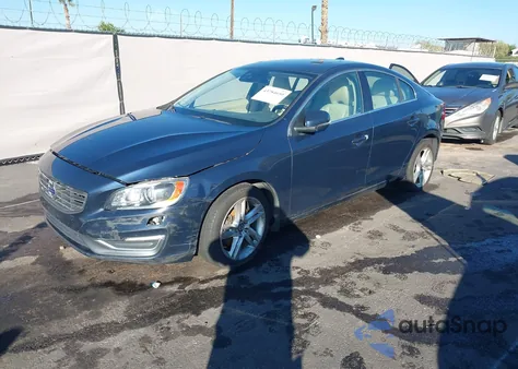 2015 Volvo S60 T5 Platinum from USA, damaged, VIN YV140MFM7F2353328